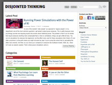 Tablet Screenshot of disjointedthinking.jeffhughes.ca